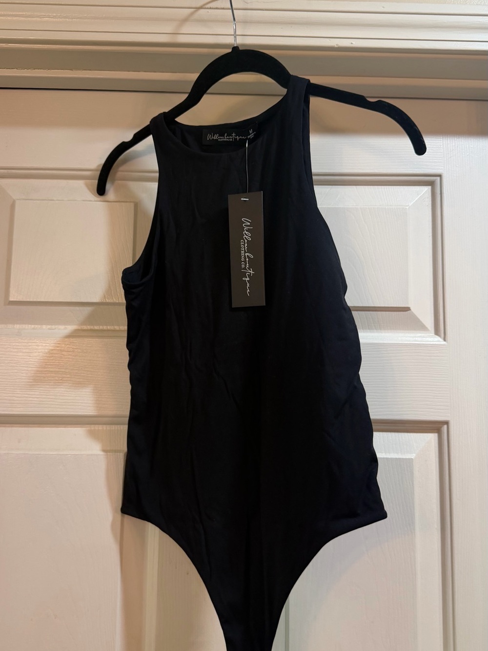 Willow Boutique & Black One-Piece Bodysuit NWT Size Medium